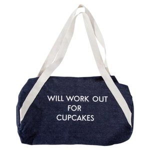 Private Party Denim Gym Bag